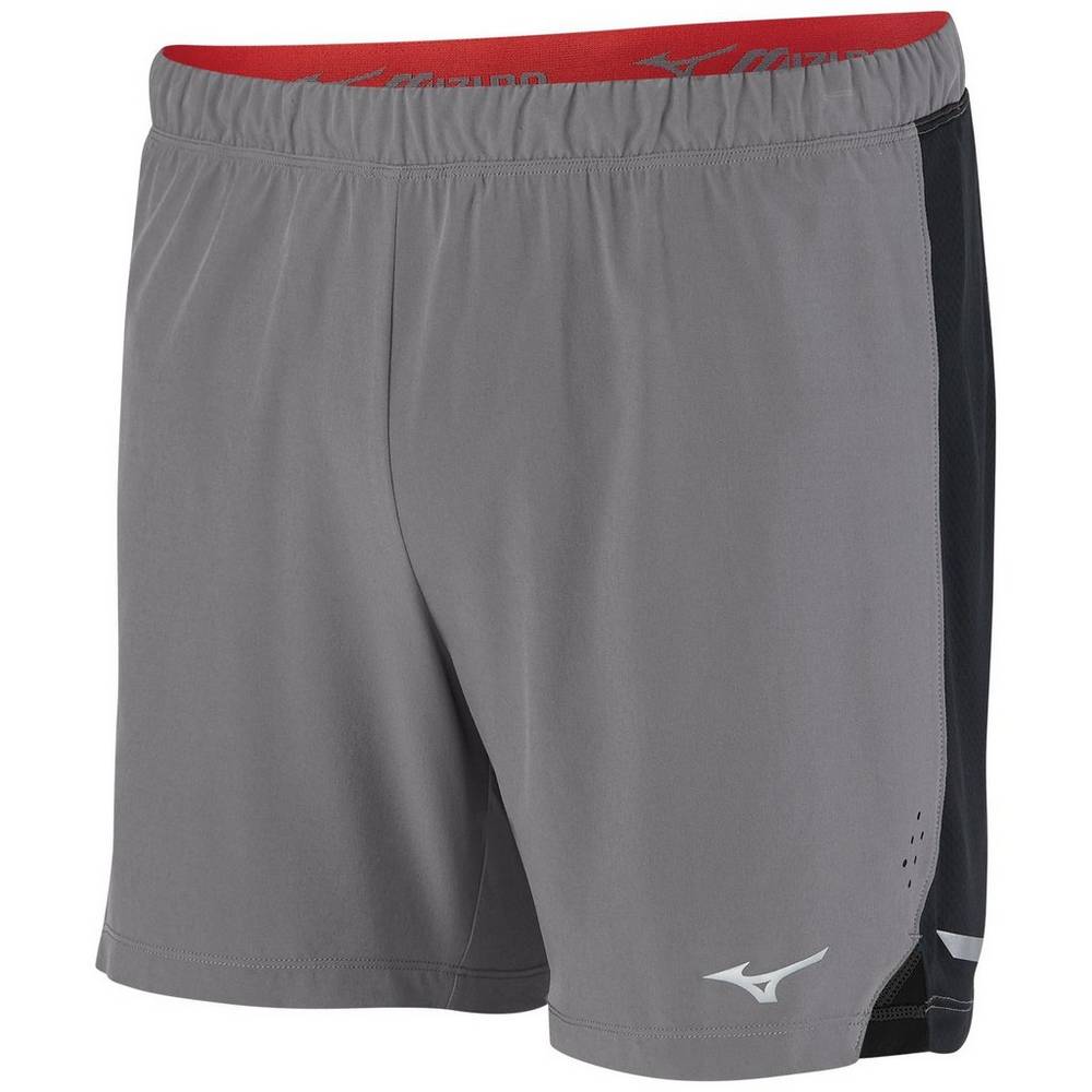 Pantalones Cortos Mizuno Aero 4.5" Hombre Gris/Negras Comprar YNCH-80934